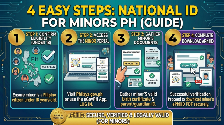 4 Easy Steps: Get Your National ID for Minors PH Complete Guide