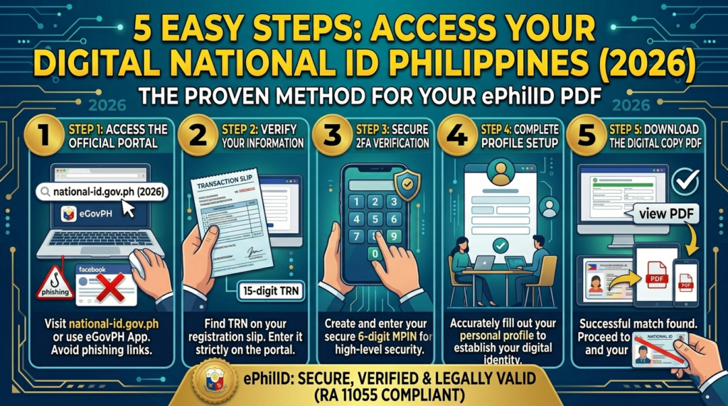 5 Easy Steps to Access Your Digital National ID Philippines (2026)
