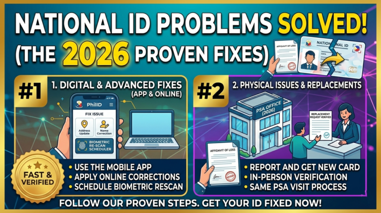 Proven Fixes for National ID Problems in the Philippines (2026)