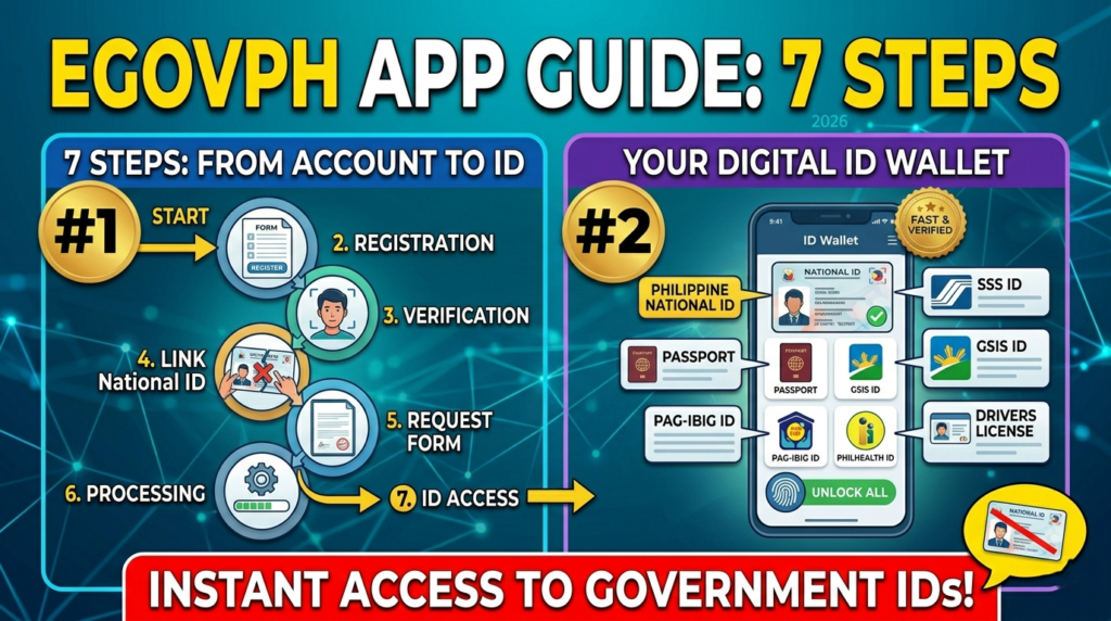 eGovPH App Guide 7 Steps to Access Government IDs in 2026