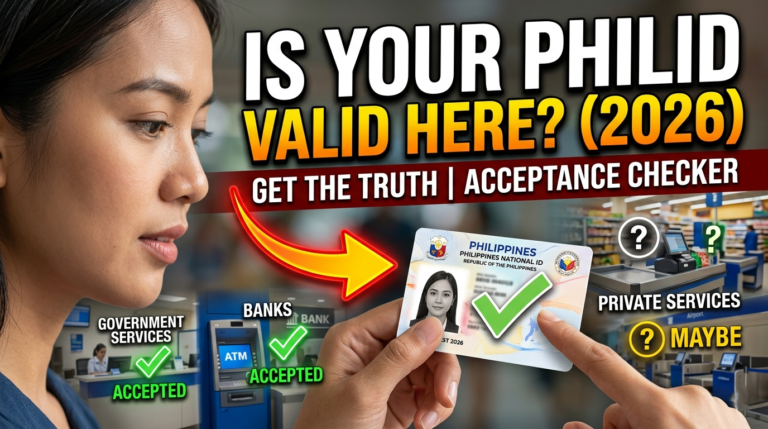 National ID Acceptance Checker — Is Your PhilID Valid Here? (2026)