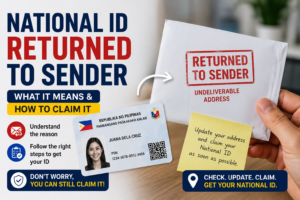 National ID Returned to Sender — What It Means & How to Claim It