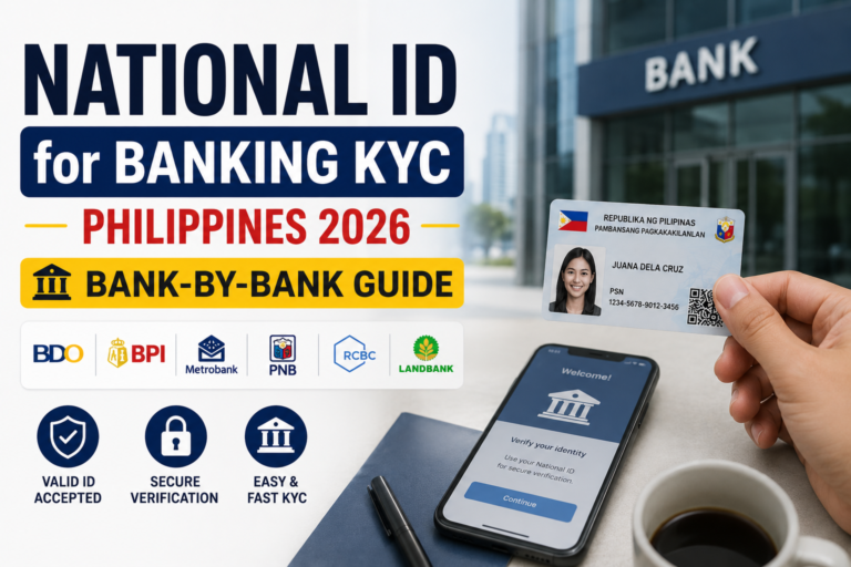 National ID for Banking KYC Philippines 2026 — Bank-by-Bank Guide