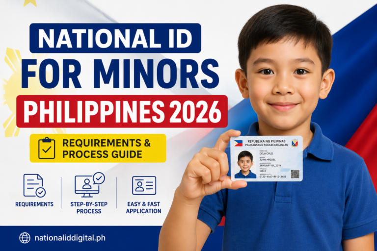 National ID for Minors Philippines 2026 — Requirements & Process Guide