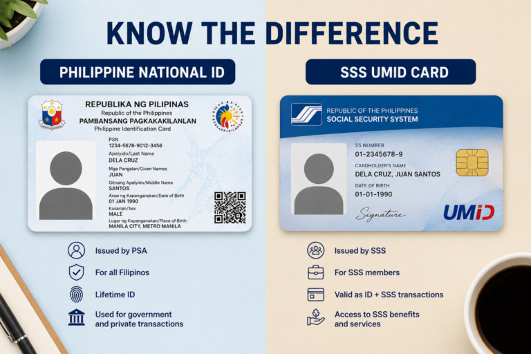 National Ids Examples Can You Use National ID for SSS & UMID? — PhilSys Guide 2026