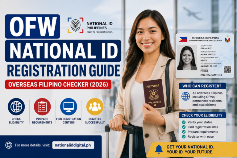 OFW National ID Registration Guide — Overseas Filipino Checker 2026
