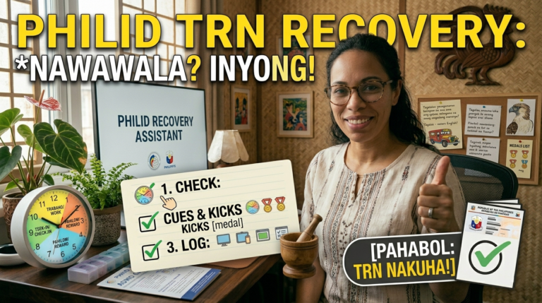 TRN Recovery Assistant Philippines 2026 Find Your Lost Transaction Number