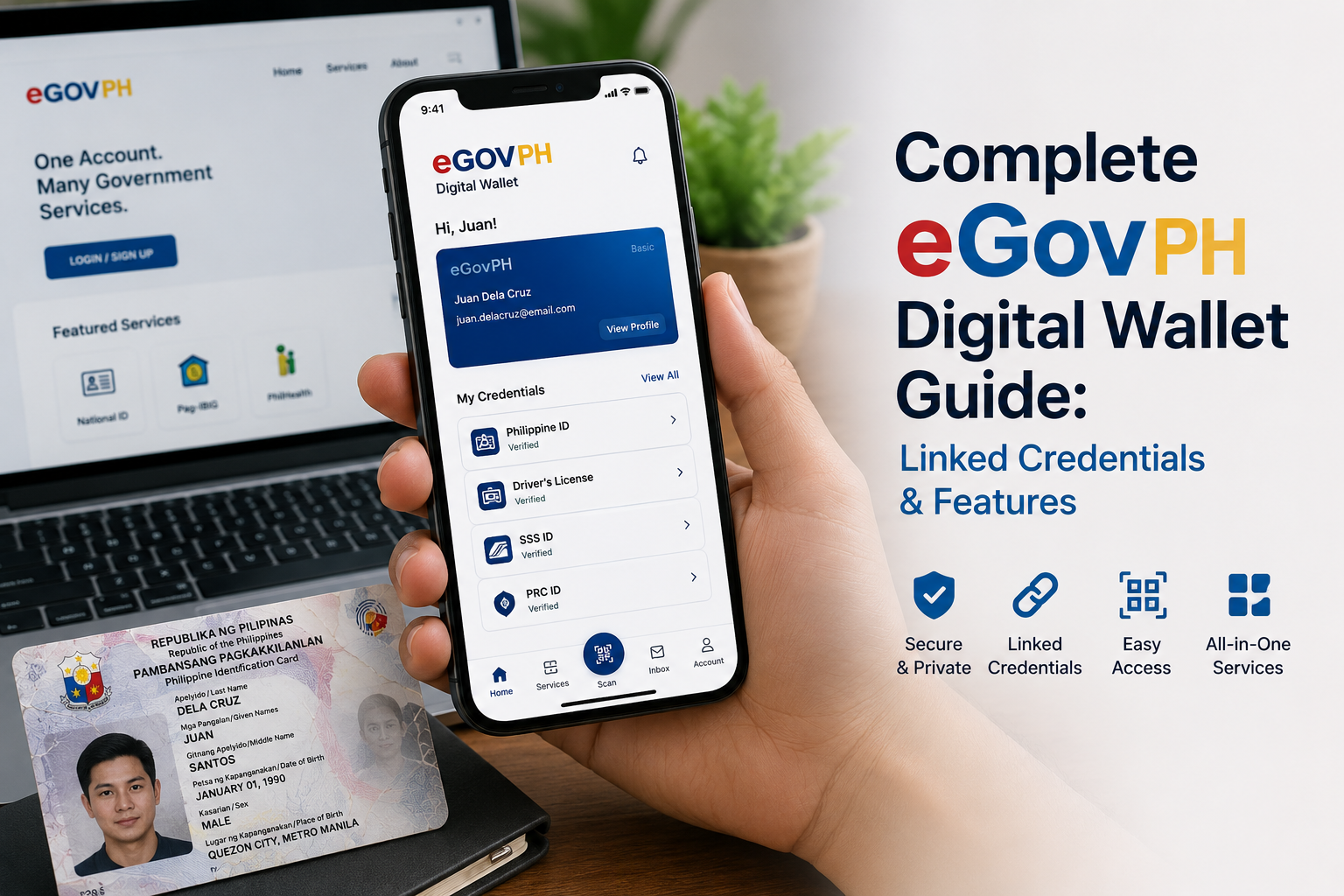 Complete eGovPH Digital Wallet Guide: Linked Credentials & Features