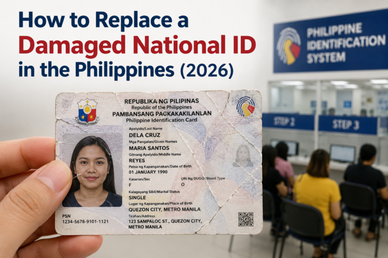 How to Replace a Damaged National ID in the Philippines (2026)