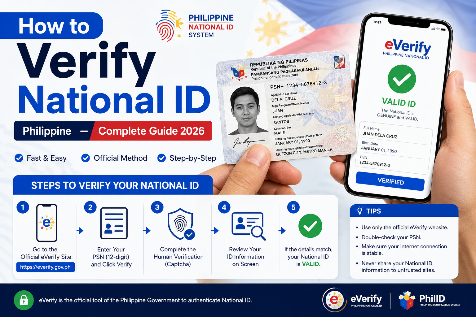 How to Verify National ID Philippine — Complete Guide 2026