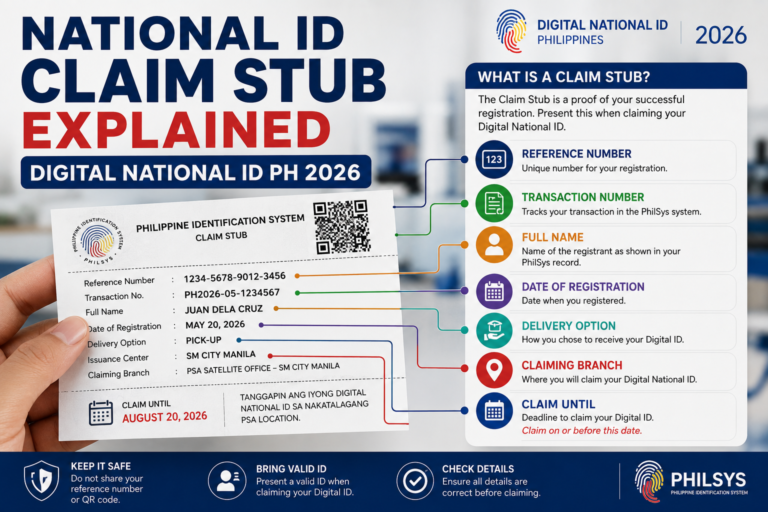 National ID Claim Stub Explained Digital National Id 2026