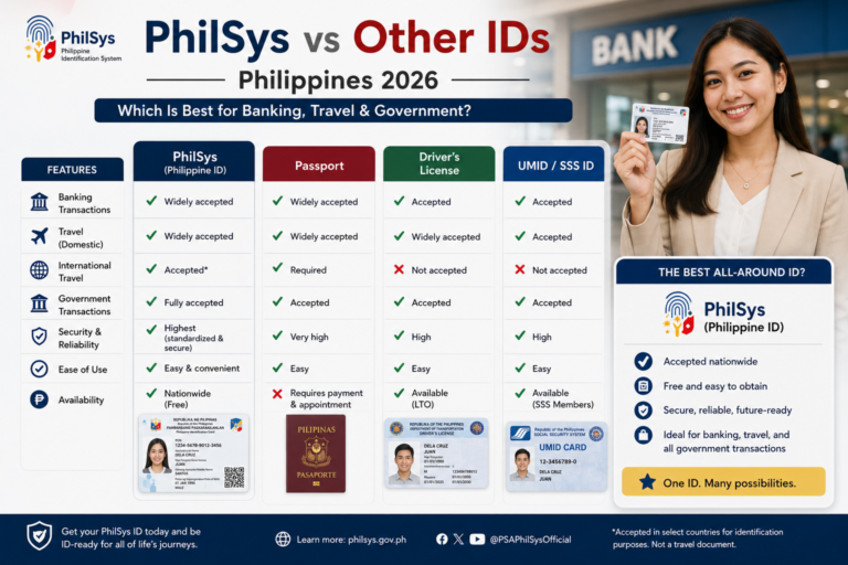 PhilSys vs Other IDs Philippines 2026 — Which Is Best?