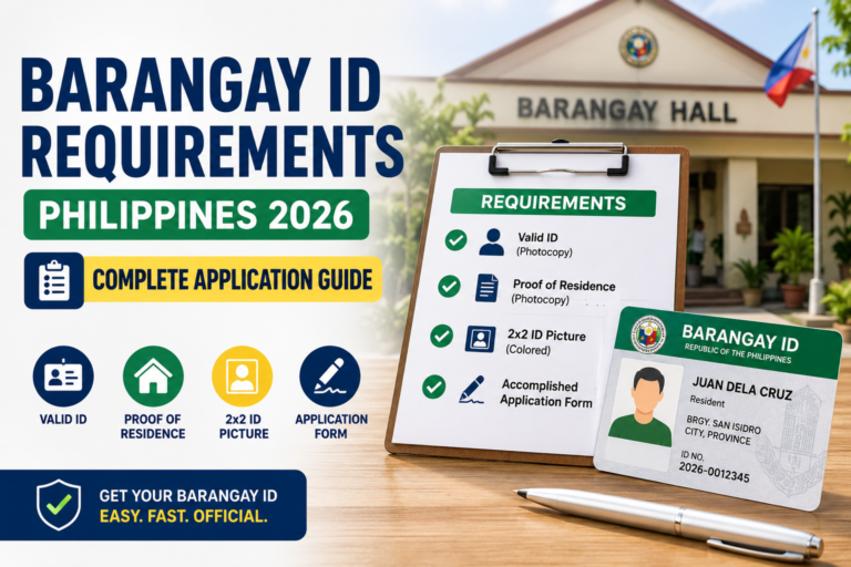 Barangay ID Requirements Philippines 2026 — Complete Application Guide