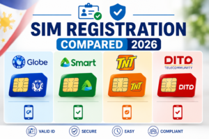 Globe, Smart, TNT & DITO SIM Registration Compared (2026)