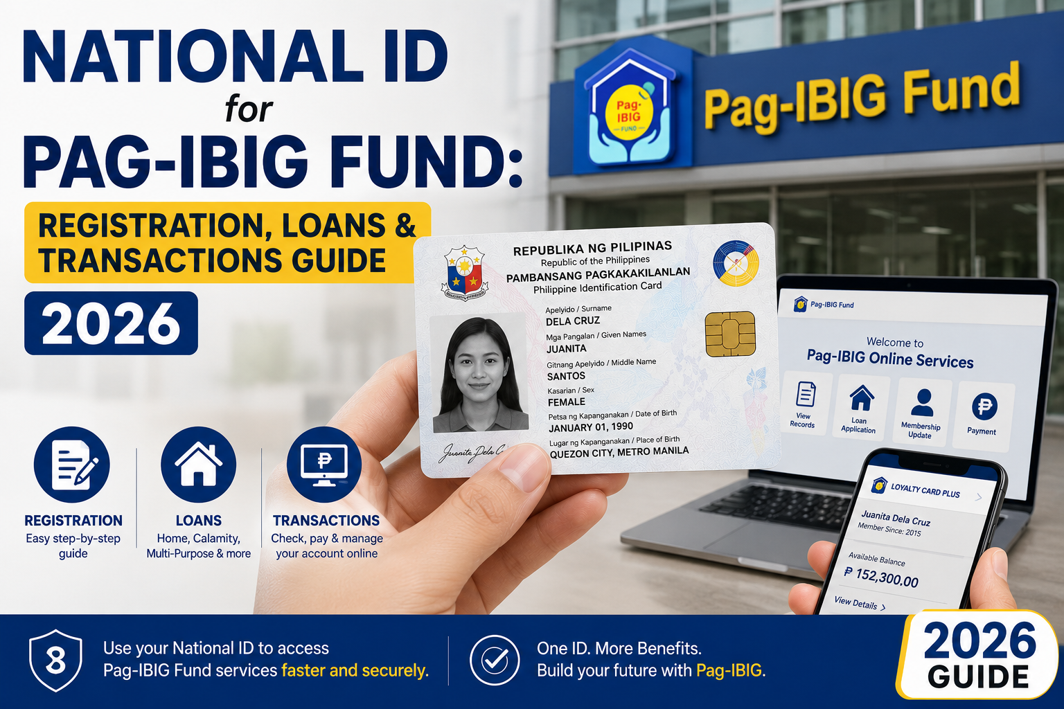 National ID for Pag-IBIG Fund: Registration, Loans & Transactions Guide 2026