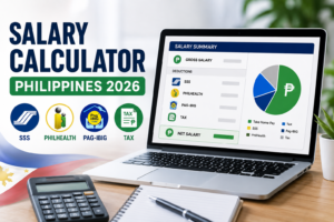 Salary Calculator Philippines 2026 (SSS, PhilHealth, Pag-IBIG, Tax)